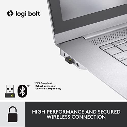 Logitech Signature MK650 Wired/Bluetooth/Wireless Standard Keyboard With Laser Mouse image