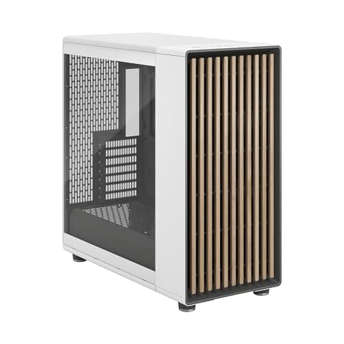Fractal Design North XL ATX Full Tower White with Tempered Glass Side Panel and USB 3.2 Gen 2 Type-C, USB 3.2 Gen 1 Type-A image