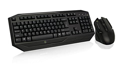 IOGEAR Kaliber Gaming Wireless Standard Keyboard With Optical Mouse image