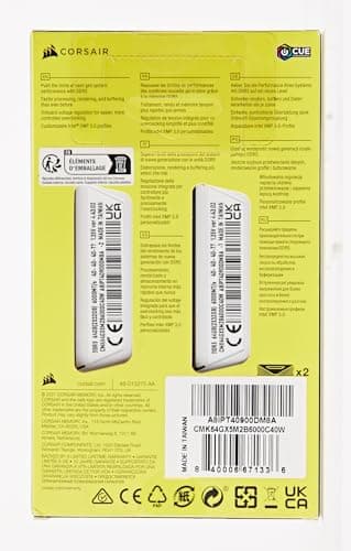 Corsair Vengeance White / Gray DDR5-6000 CL40 64GB (2x32GB) image