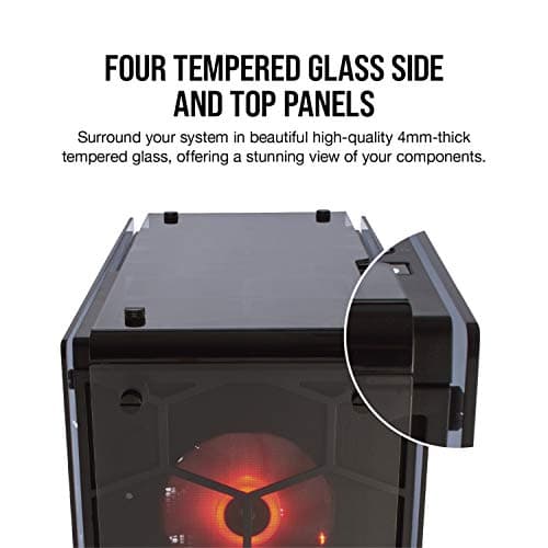 Corsair Crystal Series 570X RGB CC-9011098-WW Steel / Tempered Glass ATX Mid Tower Case image