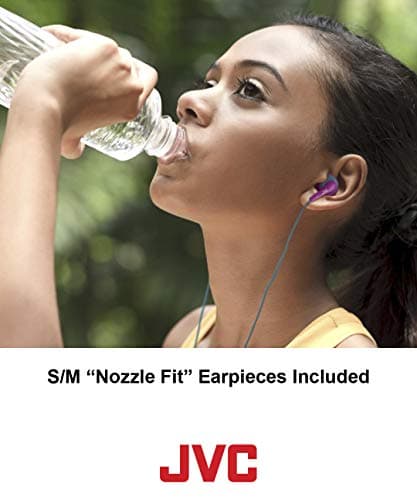 JVC HA-ENR15-B-K Closed Earbud With Microphone image