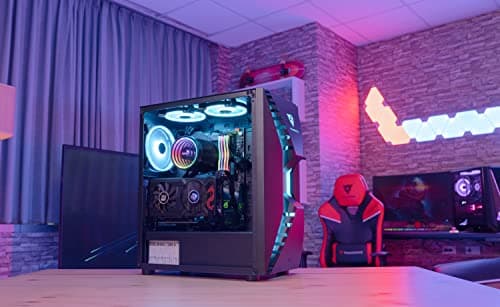 Aerocool Cronus ATX Mid Tower Black with Tempered Glass Side Panel and USB 3.2 Gen 1 Type-A image