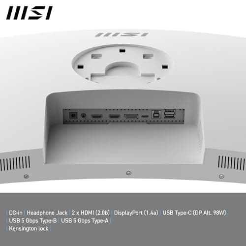 MSI Modern MD342CQPW 34" 3440x1440 120Hz VA Curved Monitor image