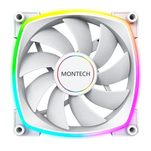 Montech AX140 140mm White PWM ARGB 90.5 CFM 1-Pack image