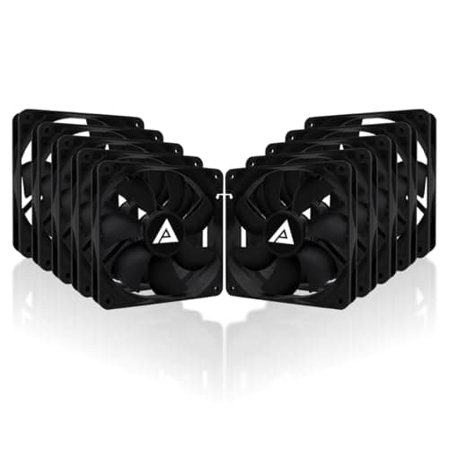 Apevia 12S 120mm Black 57.67 CFM 10-Pack image