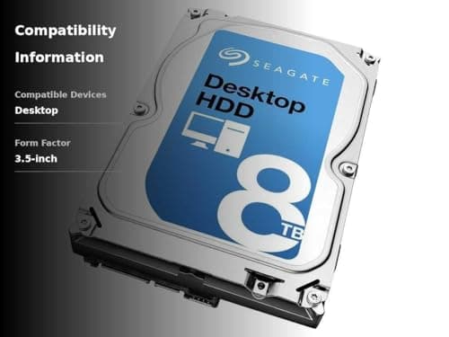 Seagate BarraCuda Pro 8TB 3.5" HDD 7200RPM SATA image