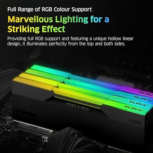 Klevv CRAS V RGB Black DDR5-6000 CL30 32GB (2x16GB) image