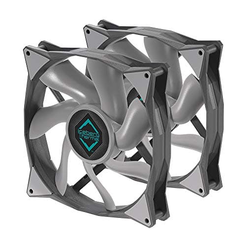 Iceberg Thermal IceGALE Xtra 140mm Gray PWM 169 CFM 2-Pack image