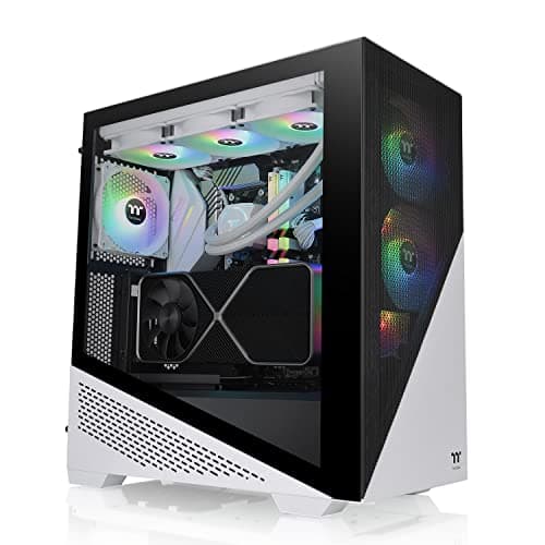 Thermaltake Divider 370 ATX Mid Tower Snow Tempered Glass ARGB image