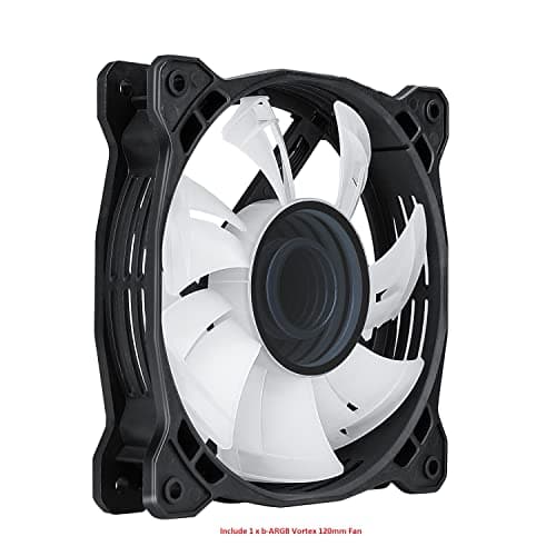 BGears b-Vortex-RGB ATX Mid Tower Black with Tempered Glass Side Panel and USB 3.2 Gen 1 Type-A, USB 2.0 Type-A Front Panel image