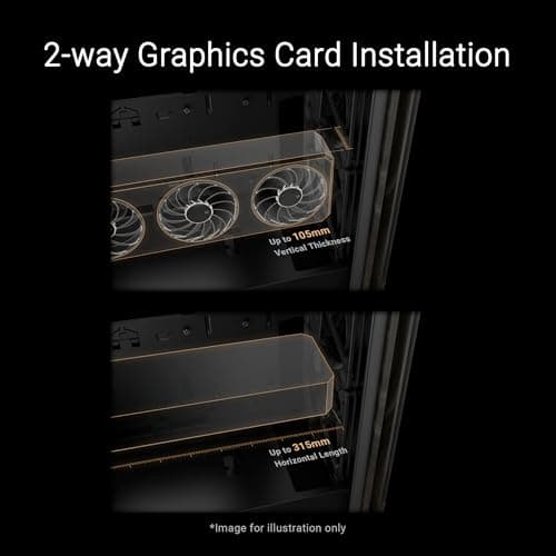 Asus ProArt PA401 Wood Edition ATX Mid Tower Black with Tempered Glass Side Panel image