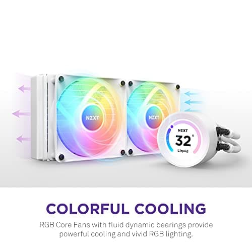 NZXT Kraken Elite 360 RGB Water 360mm RGB 78.02 CFM White image