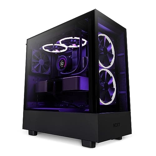 NZXT H5 Elite ATX Mid Tower Black Tempered Glass Side Panel image