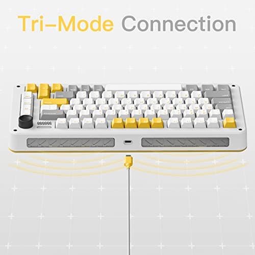 IQUNIX ZX75 Gravity Wave RGB Wireless/Bluetooth/Wired Gaming Keyboard image