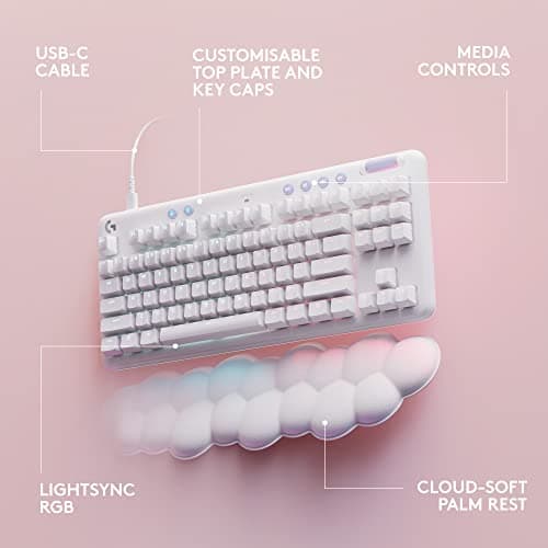 Logitech G713 RGB GX Blue Wired Gaming Keyboard image