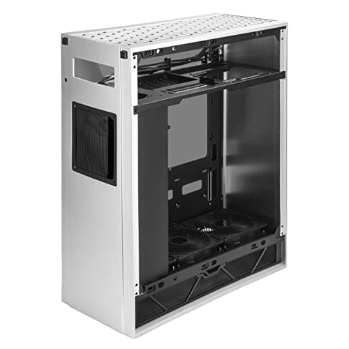 Silverstone ALTA F1 ATX Mid Tower Silver / Black with Tempered Glass Side Panel and USB 3.2 Gen 2 Type-C, USB 3.2 Gen 1 Type-A image