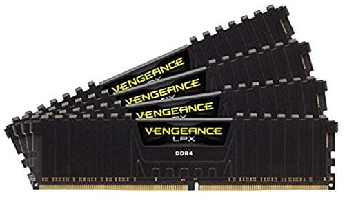 Corsair Vengeance LPX Black / Yellow DDR4-3333 CL16 64GB (4x16GB) main image