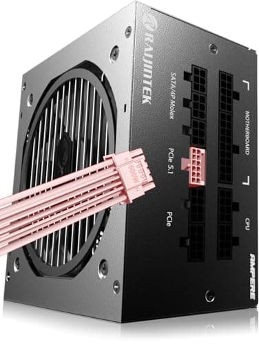 RAIJINTEK AMPERE Black 1200W Fully Modular 80+ Platinum Certified ATX image