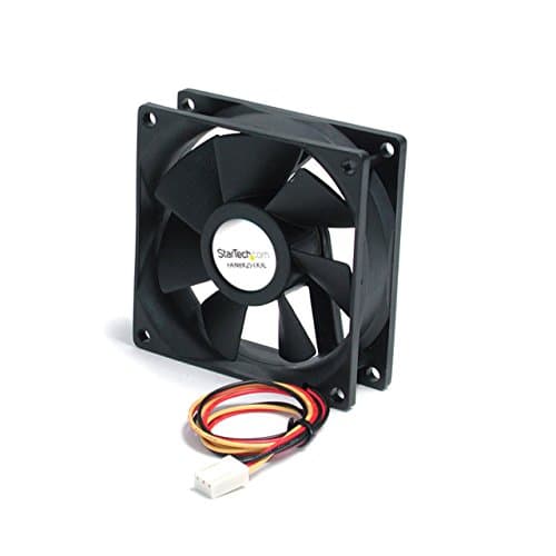 StarTech FAN8X25TX3L 80mm Black 26.6 CFM 1-Pack main image
