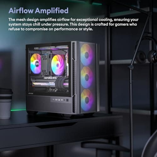 Okinos Cypress 3 Micro ATX Mini Tower Black Tempered Glass Side Panel, USB 3.2 Gen 2 Type-C, USB 3.2 Gen 1 Type-A image