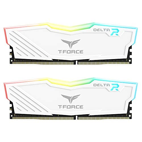 TEAMGROUP T-Force Delta RGB White DDR4-3600 CL18 32GB (2x16GB) WHITE image