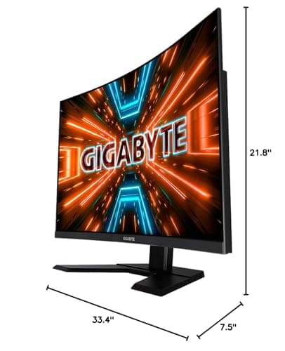 Gigabyte G32QC A 31.5" 1440p 165Hz VA Curved Monitor image