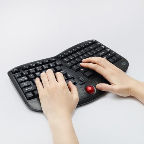 Adesso WKB-3150UB Wireless Ergonomic Keyboard image