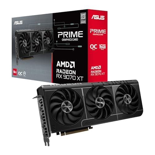 Asus PRIME OC Radeon RX 9070 XT 16GB GDDR6 Black main image