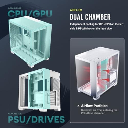 Antec C8 ATX Full Tower White / Silver with Tempered Glass Side Panel and USB 3.2 Gen 2 Type-C, USB 3.2 Gen 1 Type-A image