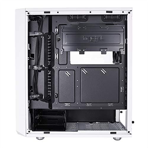 Fractal Design Meshify C ATX Mid Tower White / Black Tempered Glass Side Panel image