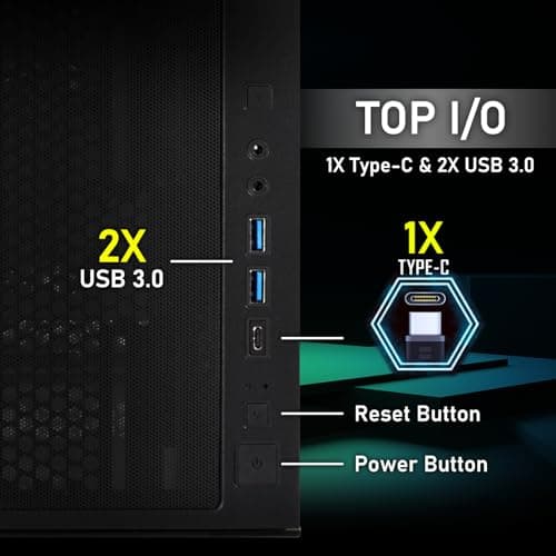 BitFenix CETO Premium ATX Mid Tower Black Tempered Glass image