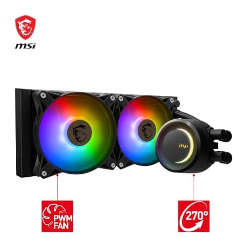 MSI MAG CORELIQUID E240 AIO CPU Liquid Cooler 240mm image