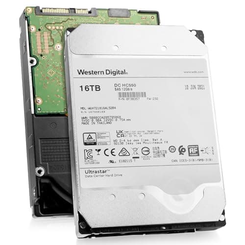 Western Digital Ultrastar DC HC550 16TB 3.5" HDD 7200RPM SAS 12.0 Gb/s image