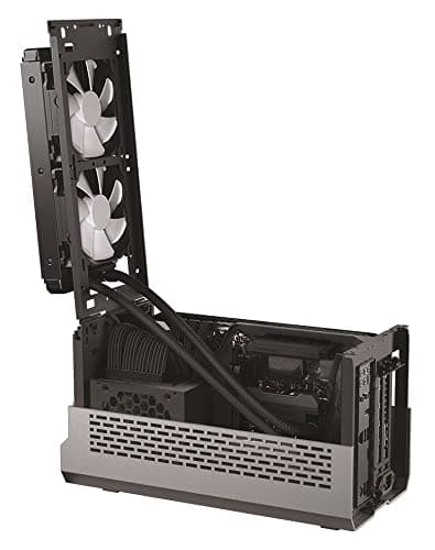 Phanteks EVOLV SHIFT XT Mini-ITX Desktop Silver / Black with Tempered Glass Side Panel and USB 3.2 Gen 2 Type-C, USB 3.2 Gen 1 Type-A image