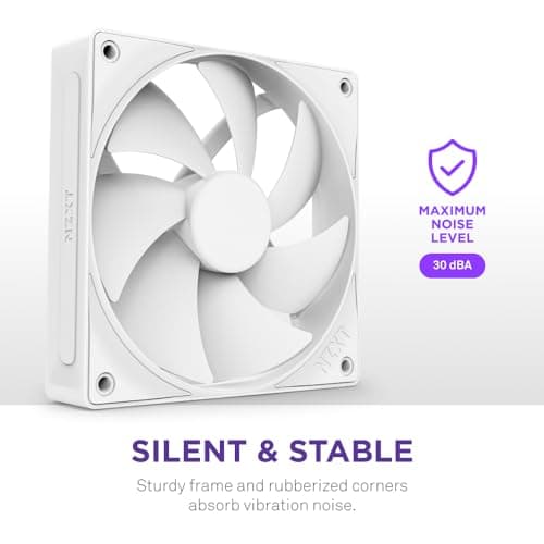 NZXT F140P (2024) 140mm White PWM 93.2 CFM image