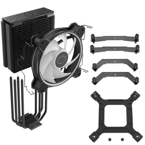 Cooler Master Hyper 212 Halo Air 51.88 CFM 154mm Black image