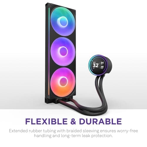 NZXT Kraken Elite RGB (2025) Water 420mm 98.61 CFM RGB Black image