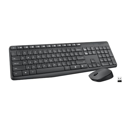 Logitech MK235 Wireless Standard Keyboard With Optical Mouse image