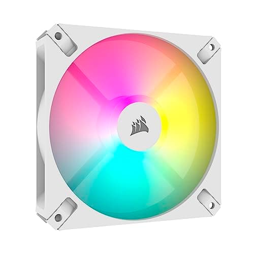 Corsair iCUE AR120 120mm White Digital RGB PWM 59 CFM 1-Pack main image