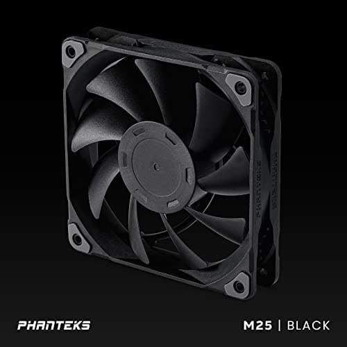 Phanteks M25-120 120mm Black PWM 84.26 CFM 3-Pack image