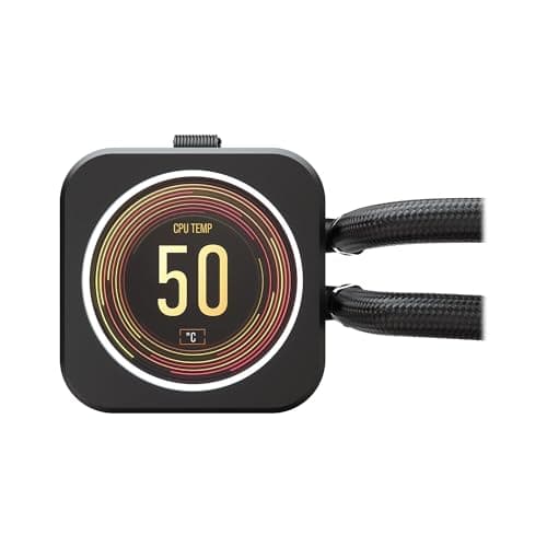 Corsair iCUE H150i ELITE LCD 58.1 CFM Water 360mm Black image