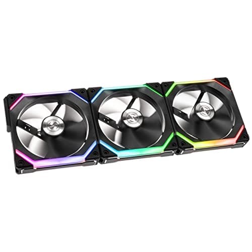 Lian Li UNI SL120 120mm Black RGB PWM 3-Pack main image