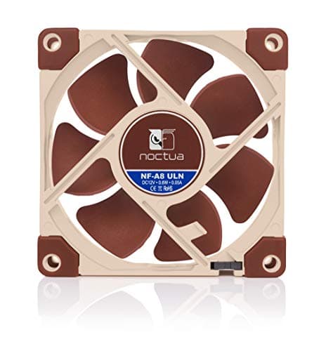 Noctua NF-A8 ULN, Ultra Quiet Silent Fan, 3-Pin (80mm, Brown) image