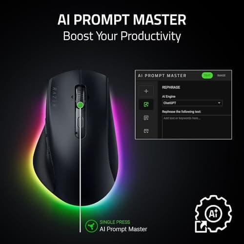 Razer Pro Click V2 Wireless/Bluetooth/Wired Optical Mouse image