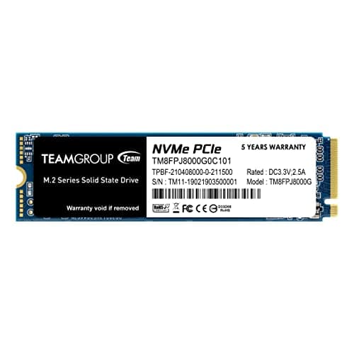 TEAMGROUP MP34Q 8TB M.2 SSD PCIe 3.0 NVMe image