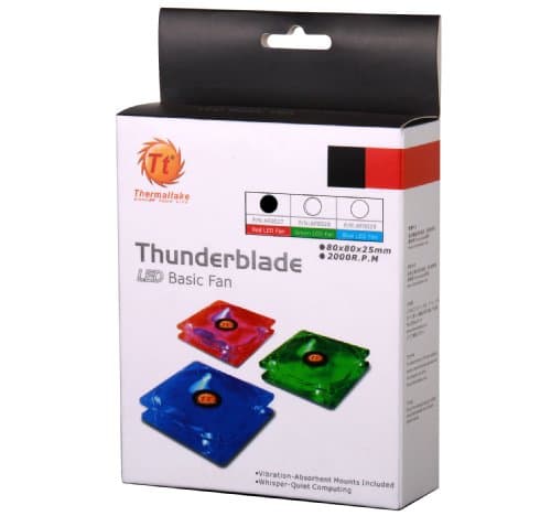 Thermaltake Thunderblade 120mm Black/Orange image