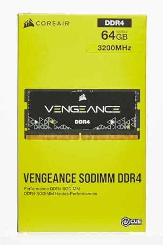 Corsair Vengeance Black DDR4 SODIMM-3200 CL22 64GB (2x32GB) image