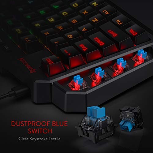 Redragon K585 DITI RGB Wired Outemu Blue Mechanical Gaming Keyboard image