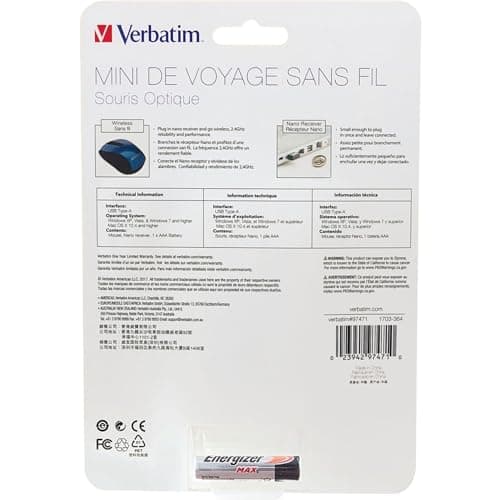 Verbatim 97471 Wireless Optical Mouse image